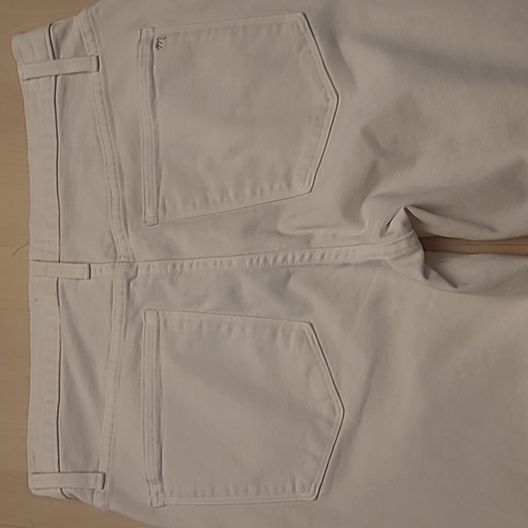 LIKE NEW Madewell 10" High Rise Skinny Cropped Fringed Hem Button Closure Jeans - Picture 9 of 17